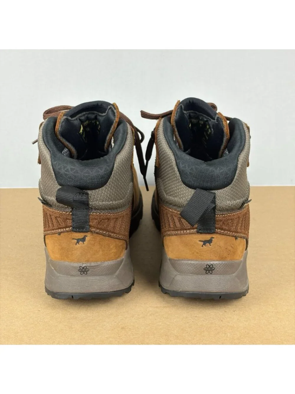 Irish Setter Cascade Waterproof Safety Toe Boots Mens 8 Brown Tan Lace Up
